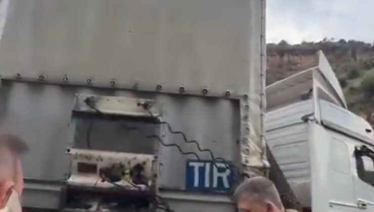 Gaziantep-Kahramanmaraş Yolunda Ulaşım Durdu