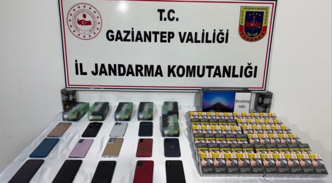 Gaziantep’te Kaçakçılara Darbe Vuruldu