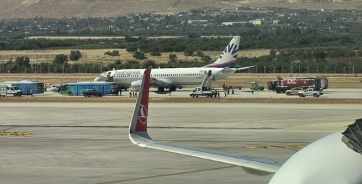 Gaziantep Havalimanı’nda Uçuşlara Ara Verildi