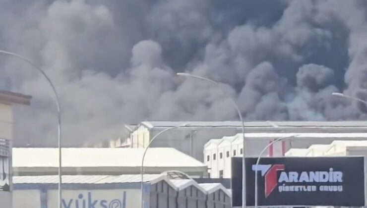 Gaziantep’te Tekstil Fabrikasında Korkutan Yangın