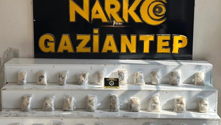 Gaziantep’te Uyuşturucuyla Mücadele Bilançosu Açıklandı